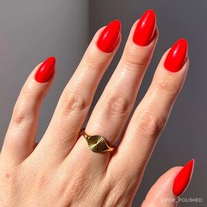 Glamnetic Best-Seller Press On Nails Fiery Red Short Almond